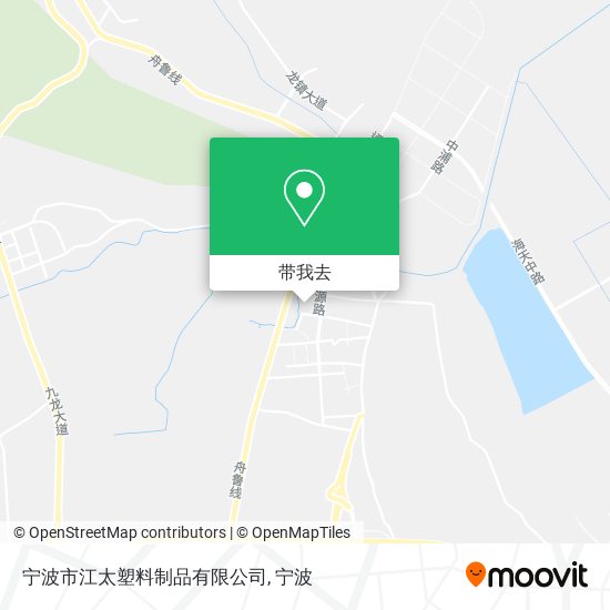 宁波市江太塑料制品有限公司地图