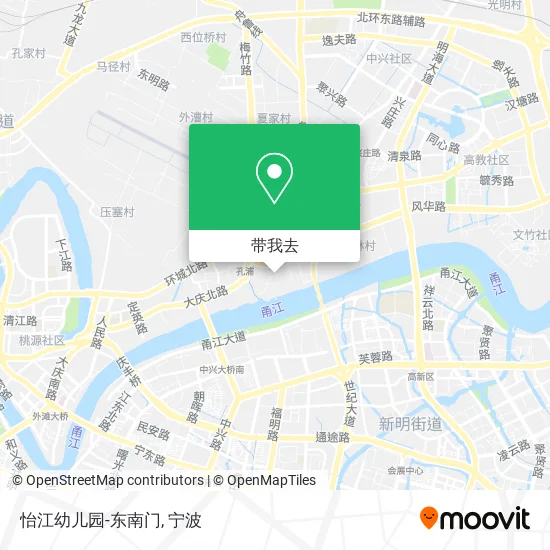 怡江幼儿园-东南门地图