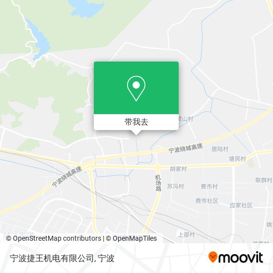 宁波捷王机电有限公司地图