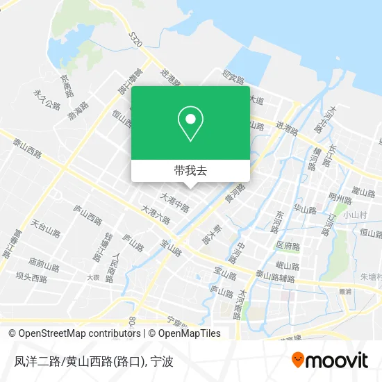 凤洋二路/黄山西路(路口)地图