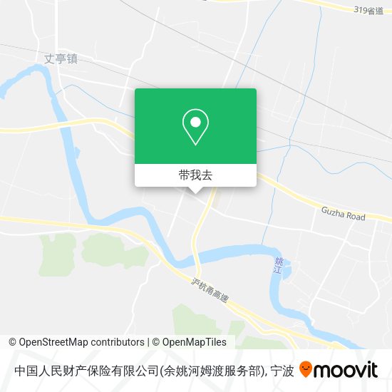 中国人民财产保险有限公司(余姚河姆渡服务部)地图