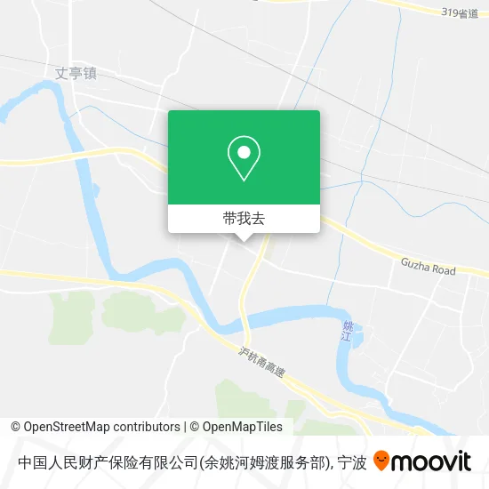 中国人民财产保险有限公司(余姚河姆渡服务部)地图