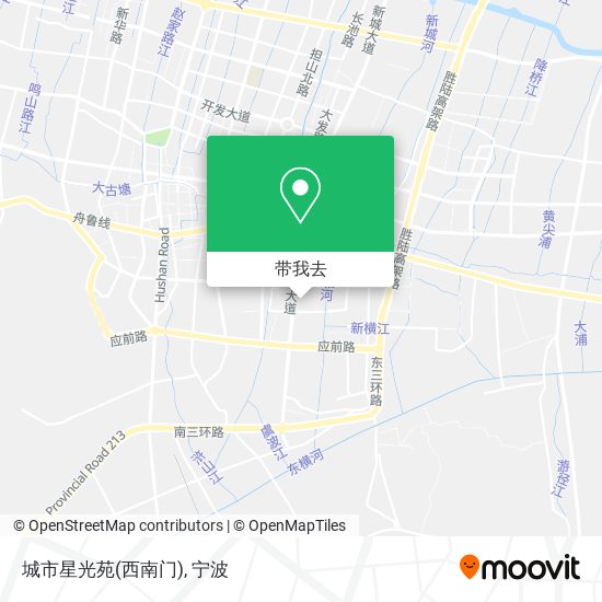 城市星光苑(西南门)地图