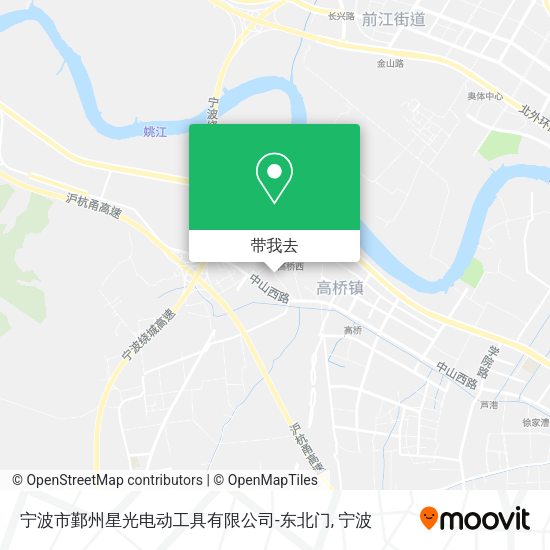 宁波市鄞州星光电动工具有限公司-东北门地图
