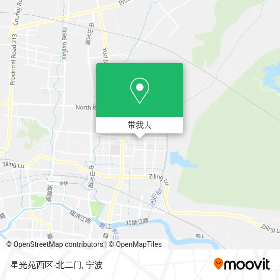 星光苑西区-北二门地图
