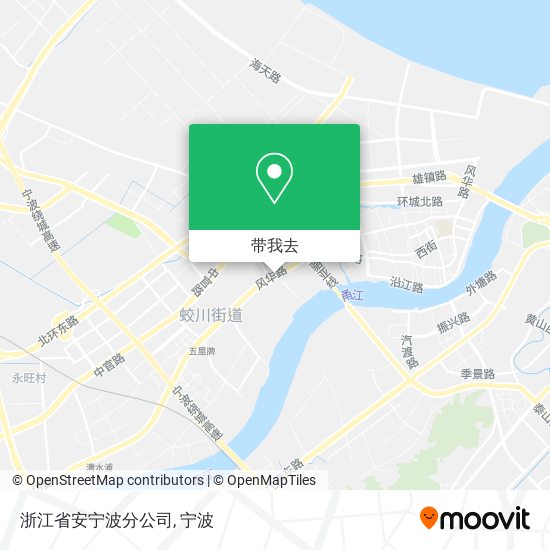 浙江省安宁波分公司地图