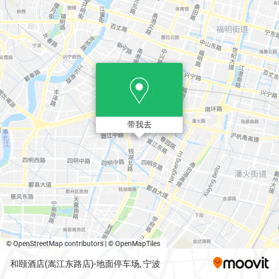 和颐酒店(嵩江东路店)-地面停车场地图