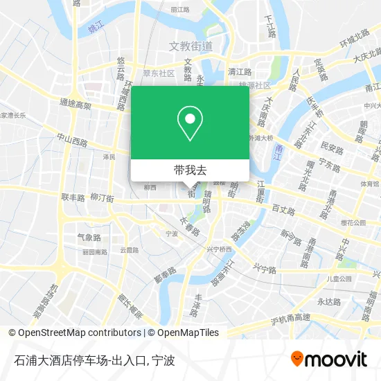 石浦大酒店停车场-出入口地图