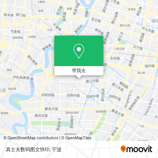 真士夫数码图文快印地图