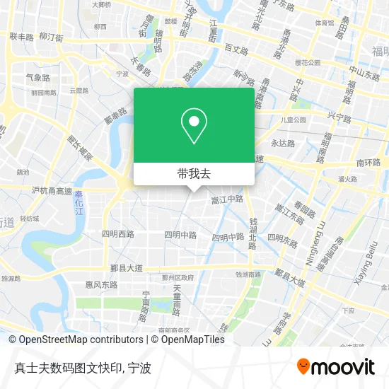 真士夫数码图文快印地图