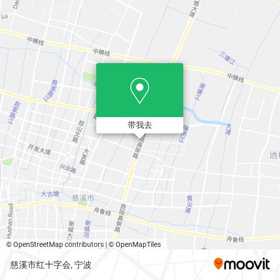 慈溪市红十字会地图