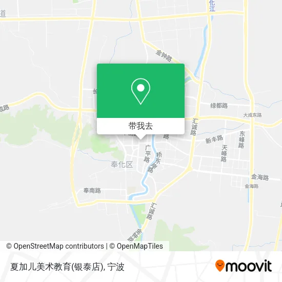 夏加儿美术教育(银泰店)地图
