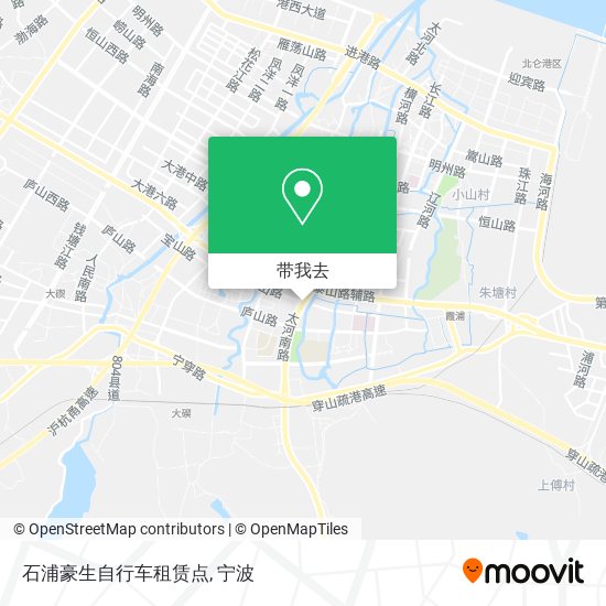 石浦豪生自行车租赁点地图