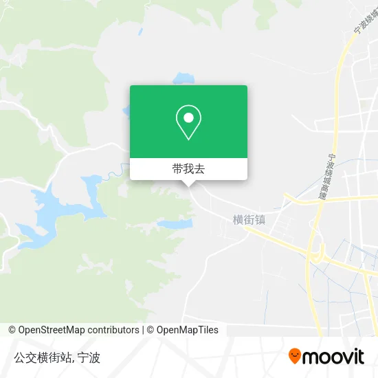 公交横街站地图