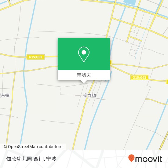 知欣幼儿园-西门地图