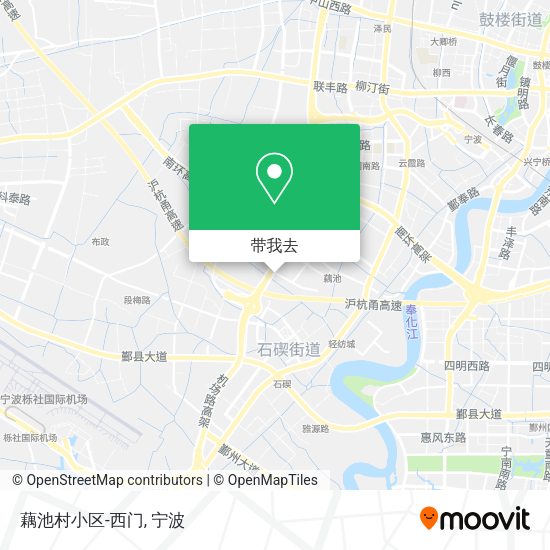 藕池村小区-西门地图