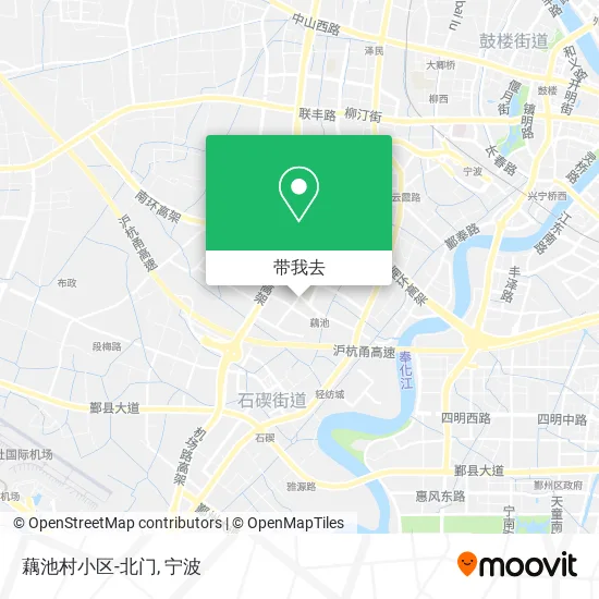 藕池村小区-北门地图