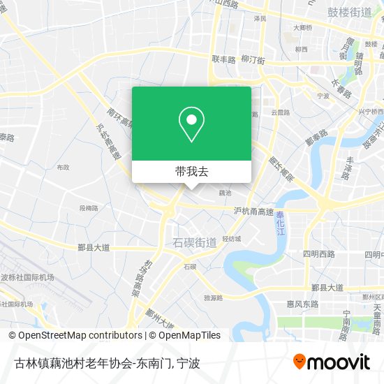 古林镇藕池村老年协会-东南门地图