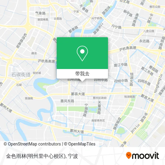 金色雨林(明州里中心校区)地图
