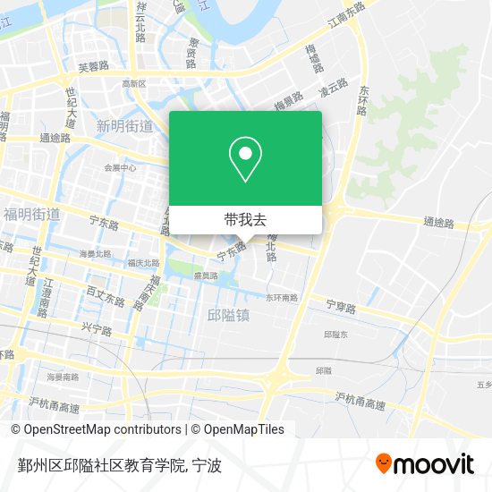 鄞州区邱隘社区教育学院地图
