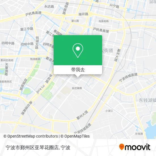 宁波市鄞州区亚琴花圈店地图