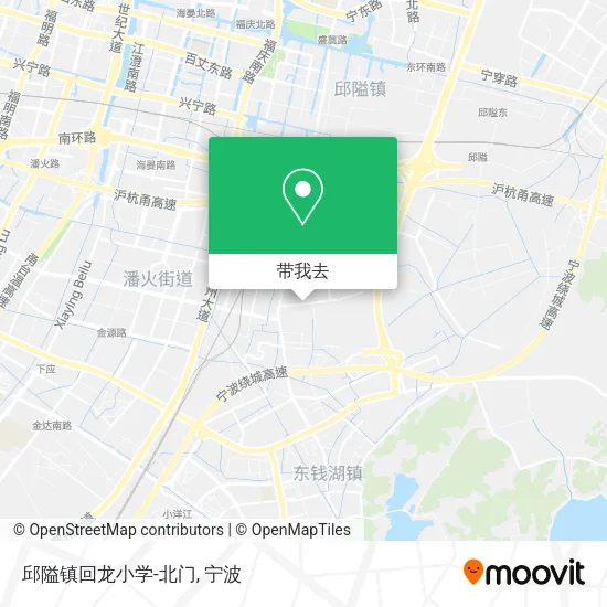 邱隘镇回龙小学-北门地图