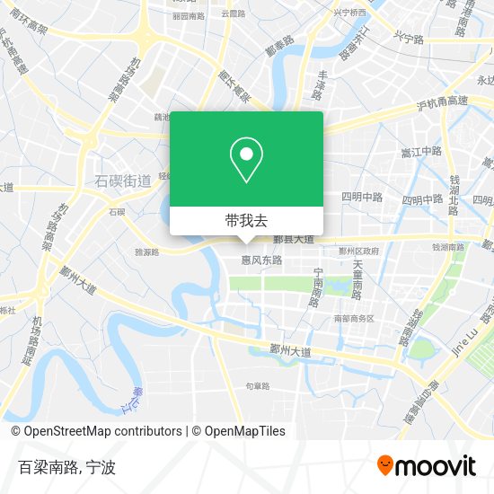 百梁南路地图