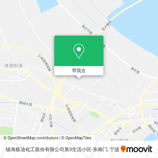 镇海炼油化工股份有限公司第3生活小区-东南门地图