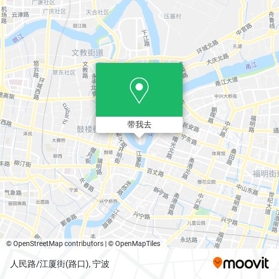 人民路/江厦街(路口)地图