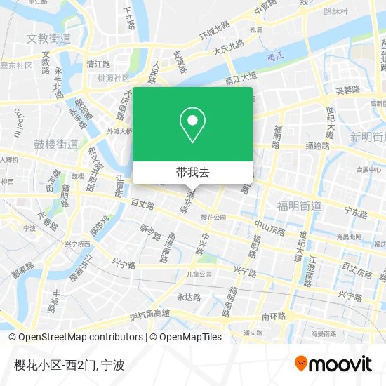 樱花小区-西2门地图