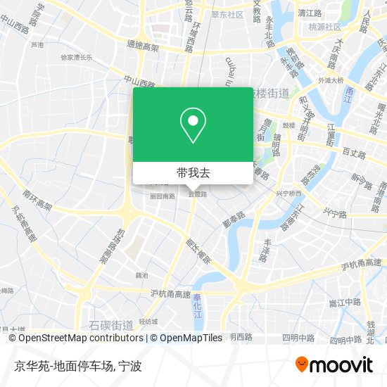 京华苑-地面停车场地图