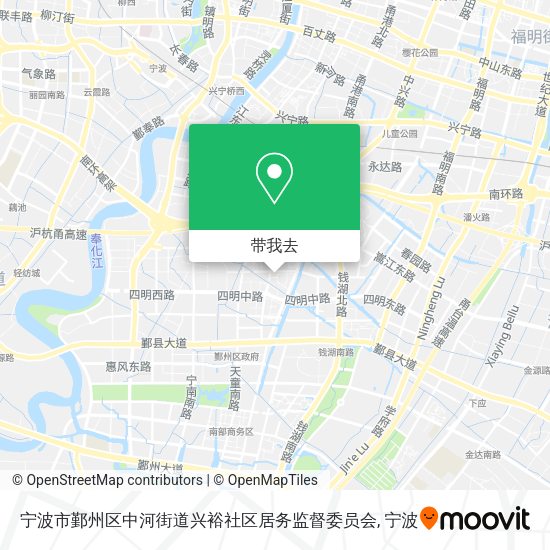 宁波市鄞州区中河街道兴裕社区居务监督委员会地图