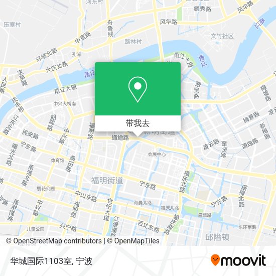 华城国际1103室地图