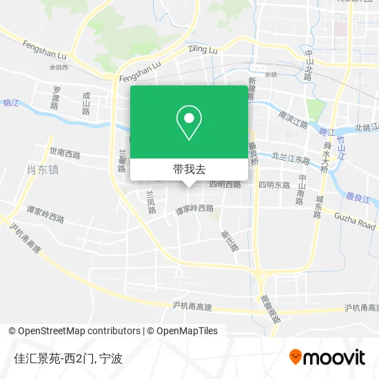 佳汇景苑-西2门地图