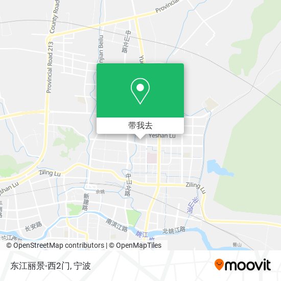 东江丽景-西2门地图