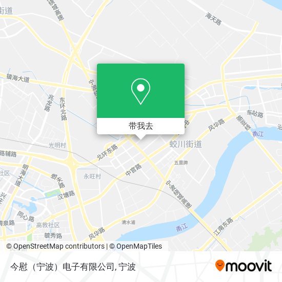 今慰（宁波）电子有限公司地图