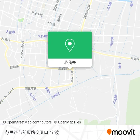 彭民路与前应路交叉口地图