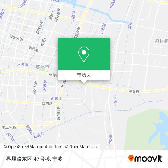 界堰路东区-47号楼地图