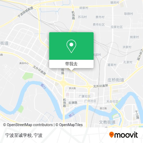 宁波至诚学校地图