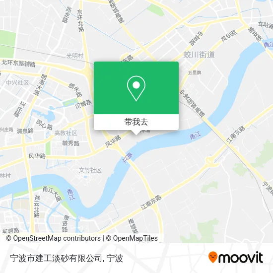宁波市建工淡砂有限公司地图