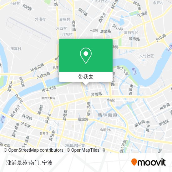涨浦景苑-南门地图