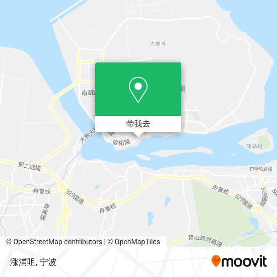 涨浦咀地图