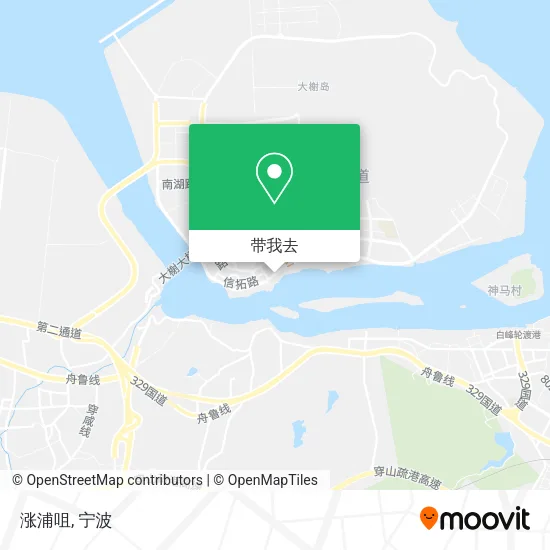 涨浦咀地图
