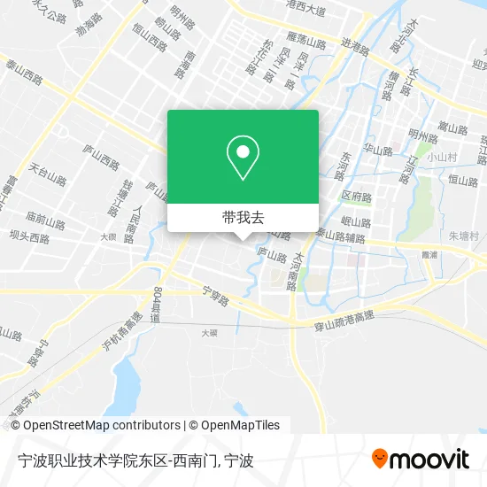 宁波职业技术学院东区-西南门地图