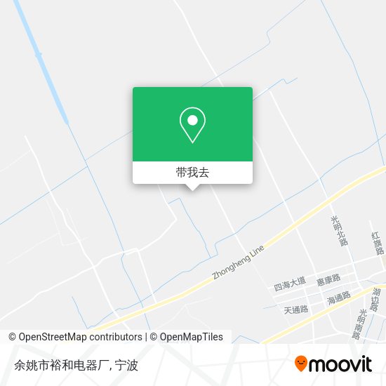 余姚市裕和电器厂地图