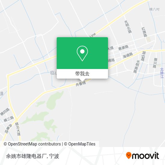 余姚市雄隆电器厂地图
