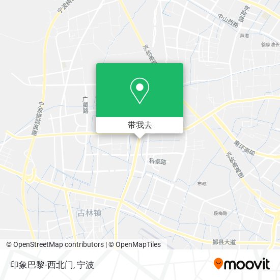 印象巴黎-西北门地图