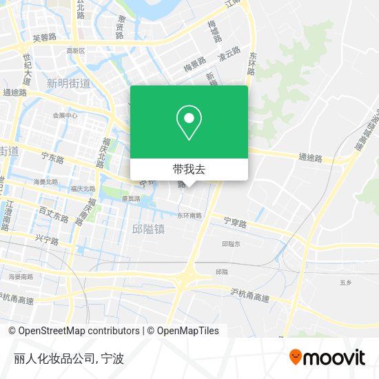 丽人化妆品公司地图