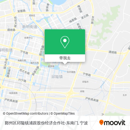 鄞州区邱隘镇浦跟股份经济合作社-东南门地图