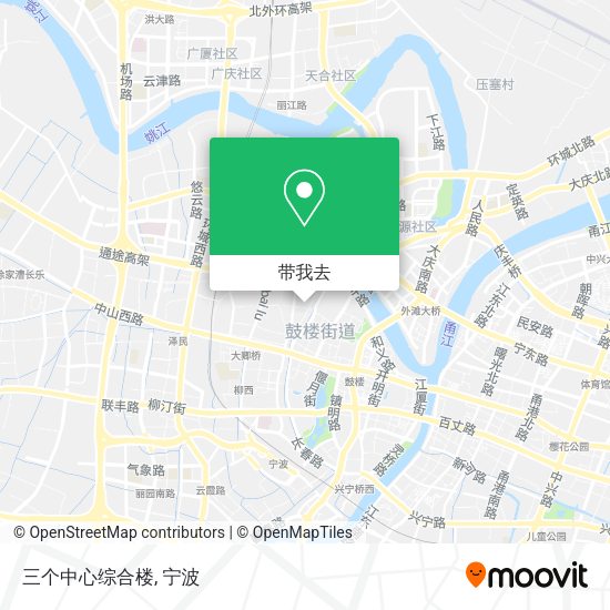 三个中心综合楼地图